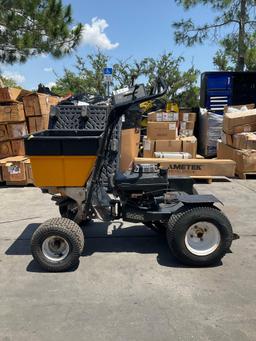 CUB CADET COMMERCIAL STAND ON SPEADER, KAWASAKI MOTOR, RUNS AND OPERATES