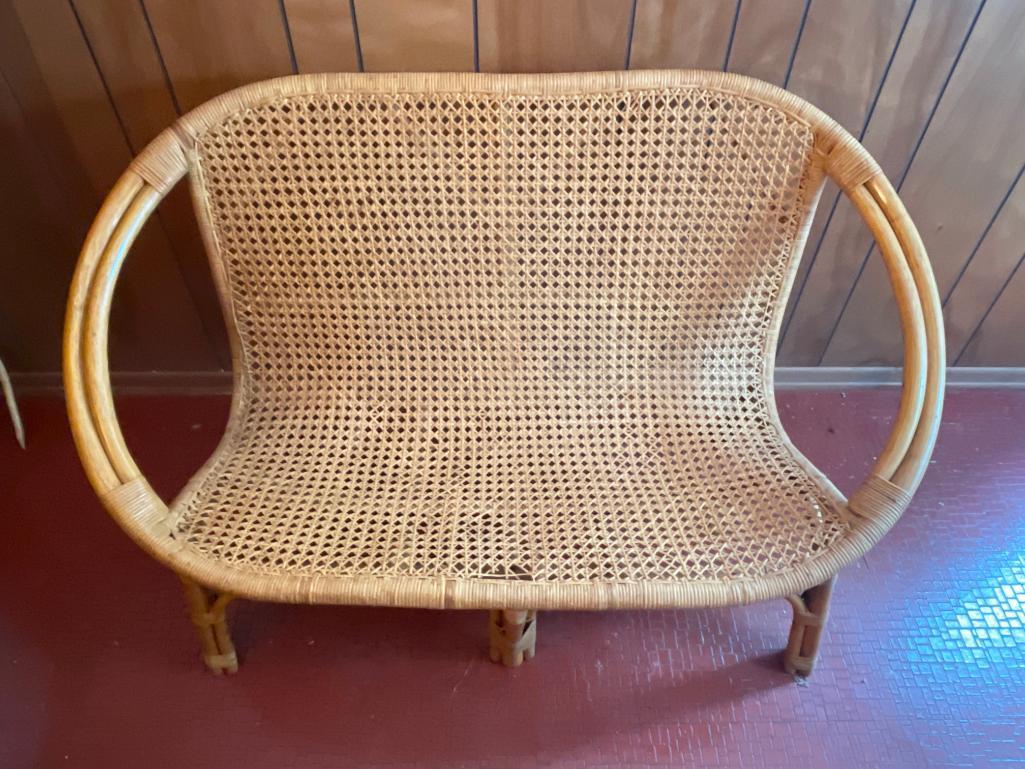 Wicker Loveseat