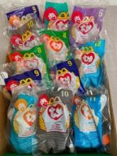 Lot of McDonald's Ty Beanie Babies