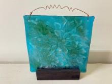 Fused Glass Piece on Stand