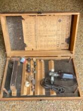 Vintage Casco Products "Dremel" Tool in Wooden Box