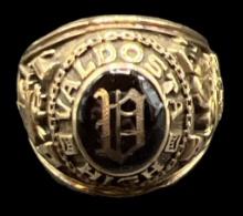10K Gold Valdosta High School Class Ring 1972