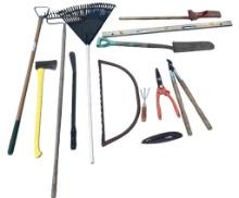 Assorted Yard and Garden Tools