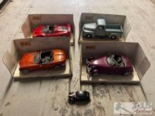 (4) Diecast Maisto Cars and (1) Hot Wheels Car