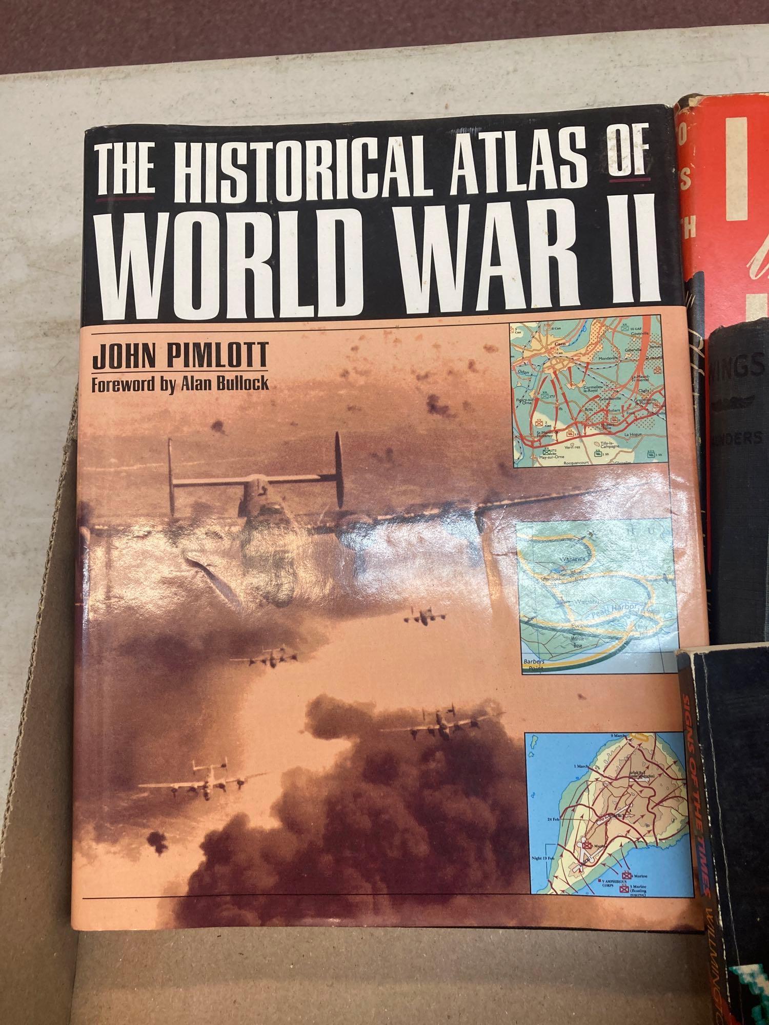 Vintage books, atlas, How and why book