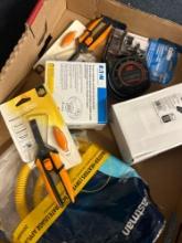 New tools, corona, claw, fiberglass hoe, pitchfork, tape, measures, and more