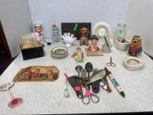 Miscellaneous smalls, ceramics, silverware, bottle openers, and much more
