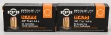 100 Rounds Of PPU .32 Auto Defense Ammunition