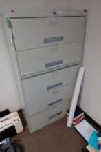 5-DRAWER LATERAL FILE CABINET & OFFICE CABINET