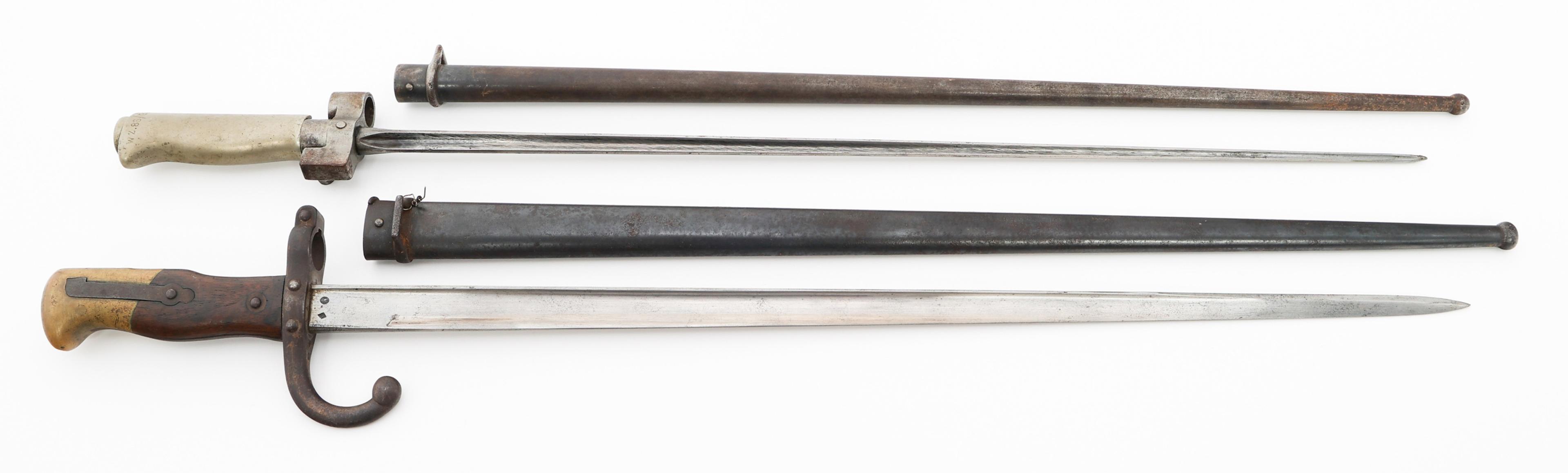 FRENCH M1874 & M1886 BAYONETS