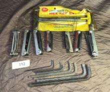 Hex Key Set w/  7 sets of Allen Wrenches
