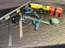 Assortment of Angle and Level ing Tools