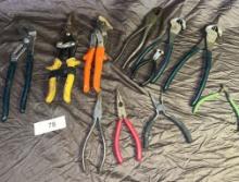 Assortment of Cutters & Pliers