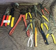 Snap Ring Pliers, Electrical Crimpers, and Other Assorted Tools