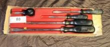 SnapOn Set of Flathead Screwdrivers