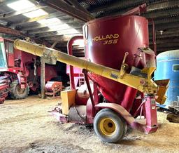 New Holland 355 Grinder Mixer w/extension auger