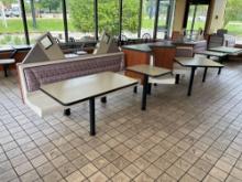 (10) Tables and (6) Booth Sections
