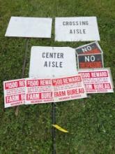 Farm Bureau and No Trespassing Signs