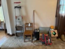 ladder, stool, chair, paper, shredder, exerciser