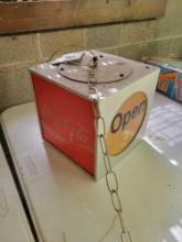 Vintage 1970?s Coca-Cola Cashier?s Rotating Cube, no plug