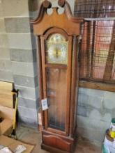 Howard Miller Tempus Fugit grandfather clock with weights and pendulum
