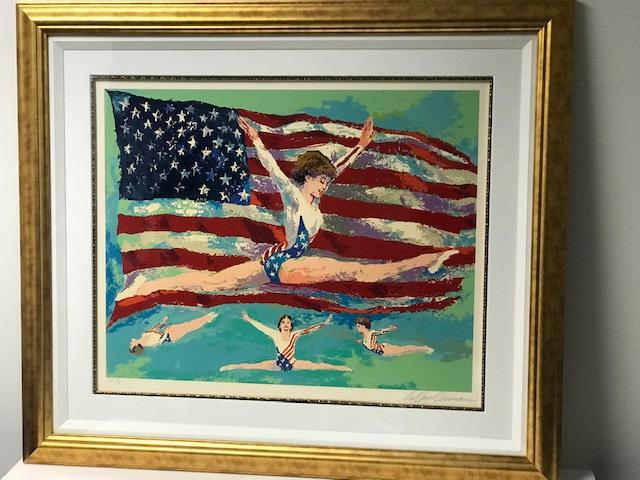 "Golden Girl" by LeRoy Neiman (1921-2012)