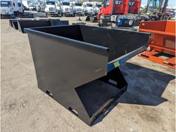 2.0 CY. Skid Steer Hopper With Fork Pockets