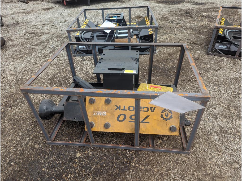 Agrotk PD750-PZ Skid Steer Drop Hammer / Post Pounder