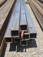 Lot of 10pcs 2X2X20'4" 11ga Square Tubing