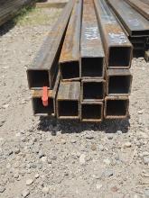 Lot of 12pcs 2X2X20'4" 11ga Square Tubing