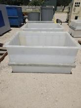 Lot of 4 Poly Tanks