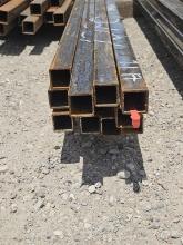 12pcs 1 1/2"X1 1/2"X21' - 13ga Square Tubing