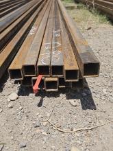 12pcs 1 1/2"X1 1/2"X 21' - 13ga Square Tubing