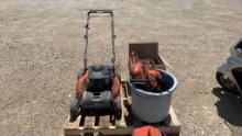 Pallet Lot of Lawn Equipment