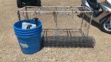 Lot of Wire, Buckets and More