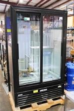 NEW BEVERAGE AIR MT49-1-SD SELF CONTAINED 2-SLIDE DOOR COOLER