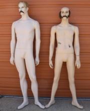 Lot Of 2 Plastic Manniquins