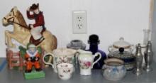 Collection of Beautiful Antique Porcelain and China, and More